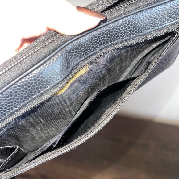 Caviar Large Timeless CC Zip Around Wallet Black - Picture 8 of 10